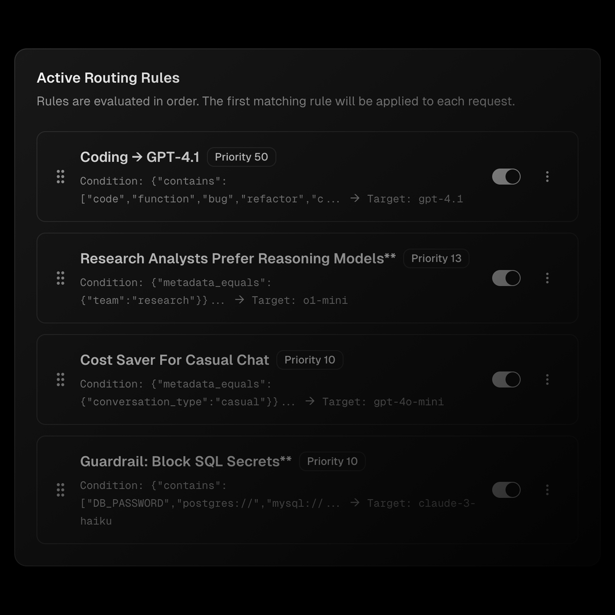 Extend your capability with rule-based routing
